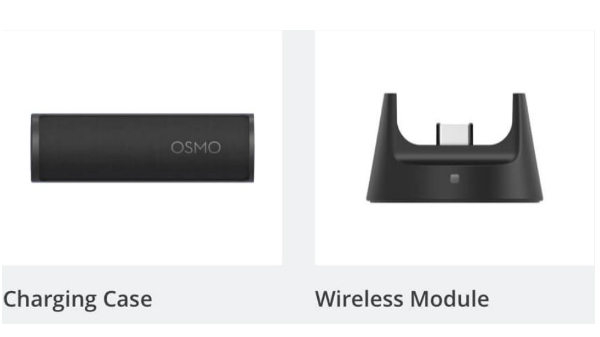 Osmo charging case and wireless module