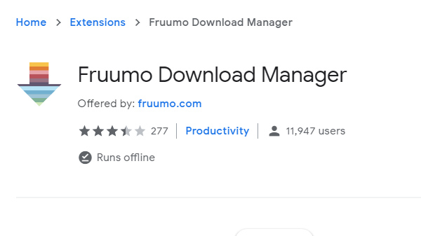 Fruumo Download Manager