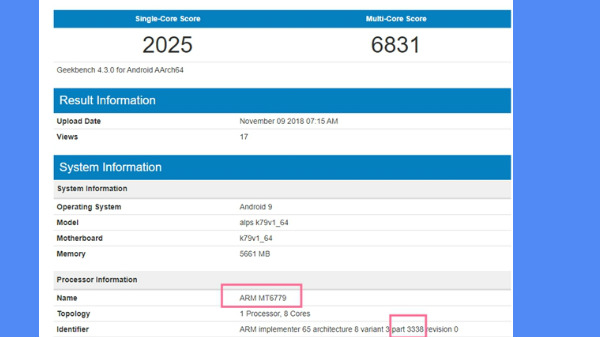 Possible MediaTek Helio X40 processor spotted on Geekbench