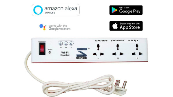Smarteefi Android Remote Controlled WiFi Smart Power Extension Strip