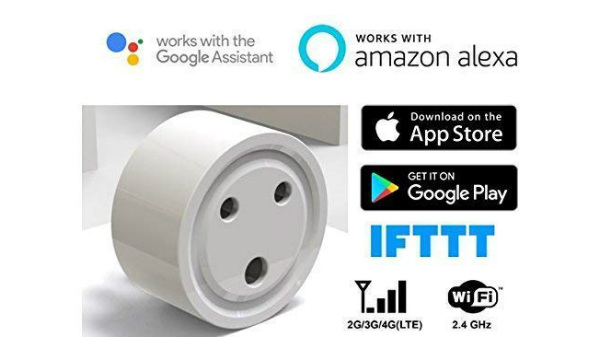 Vinc Smart Plug Plus Colorful LED Bulb (9W) Alexa Google Home IFTTT Compatible