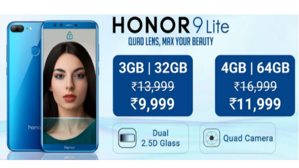 28% off on Honor 9 Lite