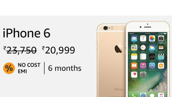 34% off on Apple iPhone 6 (EMI starts at Rs 989. No Cost EMI available)