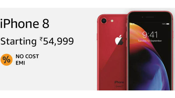 19% off on Apple iPhone 8 (EMI starts at Rs 2,589. No Cost EMI available)
