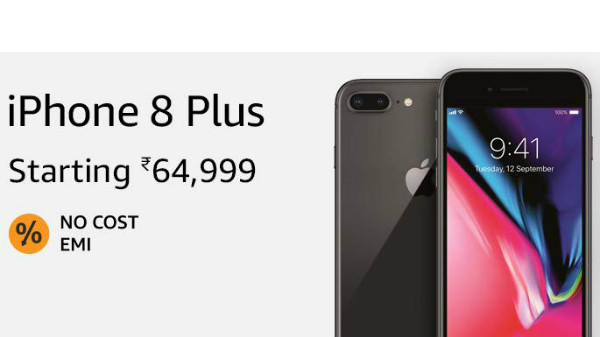16% off on Apple iPhone 8 Plus (EMI starts at Rs 3,060. No Cost EMI available)