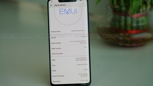 Kirin 980 7nm chipset with 6GB RAM