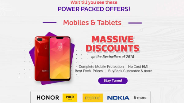 Offers on Power packs on Smartphones and Tablets