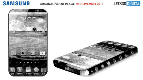Samsung patent shows a truly bezel=less smartphone in works 