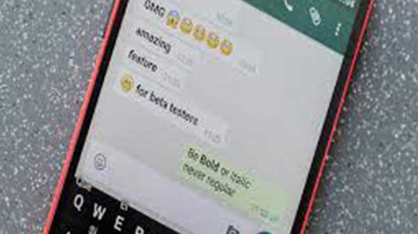Text formatting