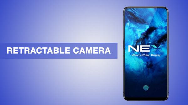 Vivo NEX S with a retractable camera