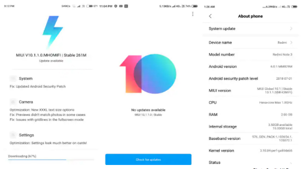 Xiaomi Redmi Note 3 receives MIUI 10 update: How to download & install
