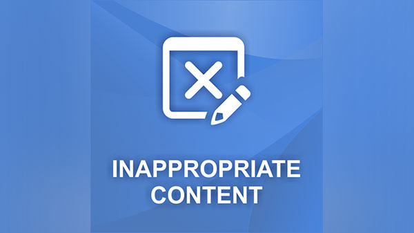 Inappropriate content