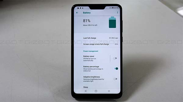 Battery: Enough juice to help you through a day 