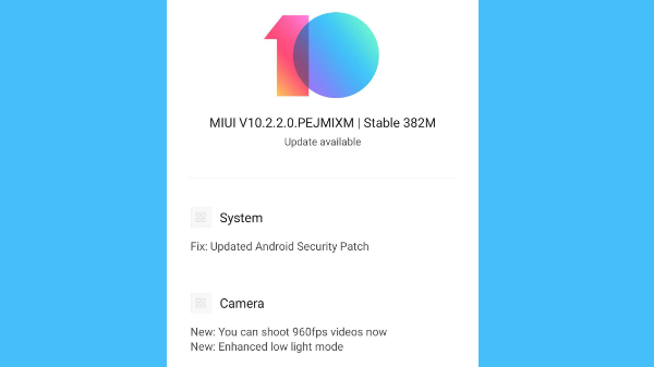 Poco F1 receives MIUI 10.2.2.0 update: Enables 960fps video recording