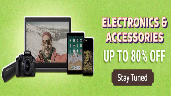 Upto 80% off on Electronics and Accessories