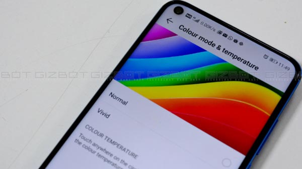 Big IPS LCD Display is good but not as brilliant as an AMOLED panel