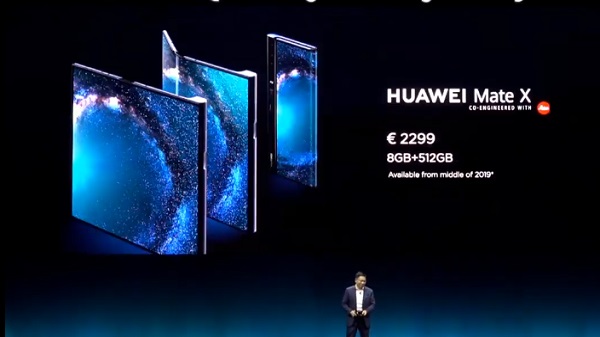MWC 2019: Huawei announces tablet killer Mate X Foldable smartphone 