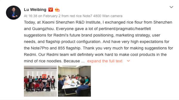 Redmi to launch a flagship smartphone with Qualcomm Snapdragon 855 SoC