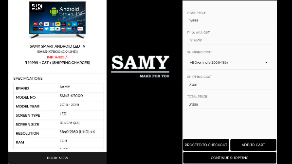 Rs 5000 SAMY smart TV app might be creepy: Everything you need to know