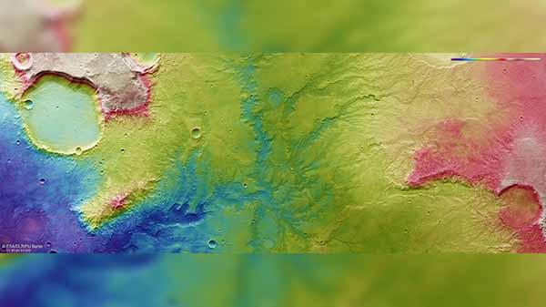ESA releases images revealing Mars' ancient waterways 
