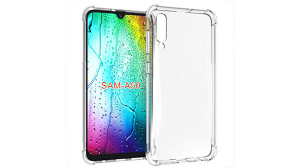 EXLUSIVE Side Bumper Cushion Silicon Transparent with Anti Dust Shockproof Slim Back Cover Case