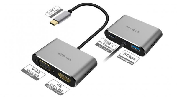 Portronics Mport 4C1 4-in-1 multimedia hub launched priced at Rs. 2,999