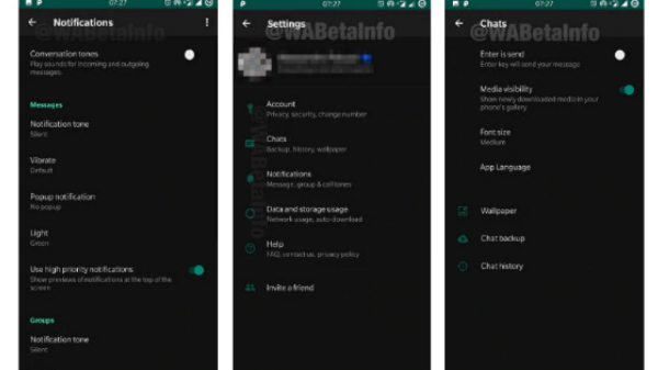 WhatsApp Dark Mode spotted in latest Android beta version