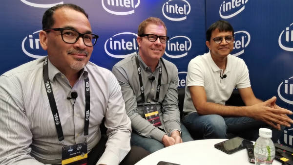 Intel Spokespersons at ESL One Mumbai Gaming League