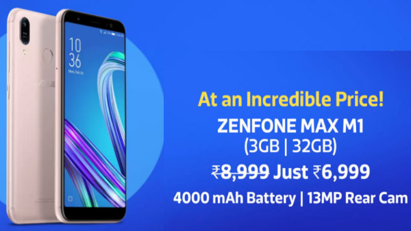 27% off on Asus Zenfone Max M1