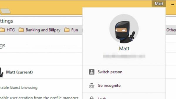 Create a new browser profile