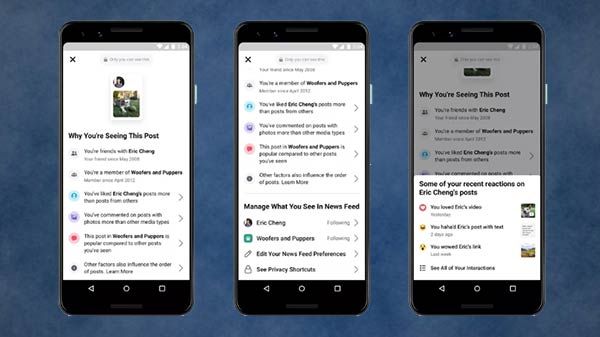 Facebook explains how posts are prioritized on our news feed