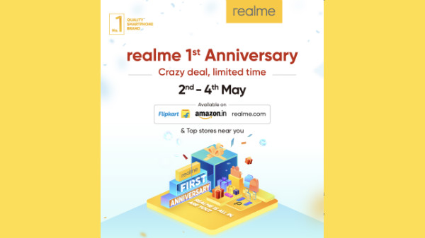 Realme 1st anniversary discounts on Realme C1, Realme 3 Pro and more