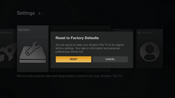 RESTART FIRE TV STICK