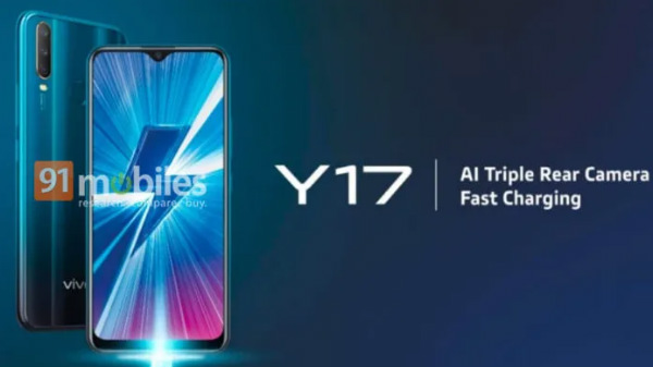 Vivo Y17 with triple rear cameras to be launched soon in India