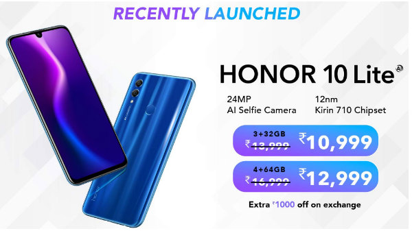 21% off on Honor 10 Lite
