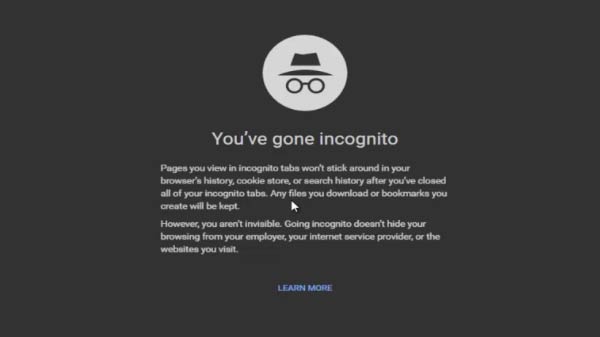 Incognito Mode