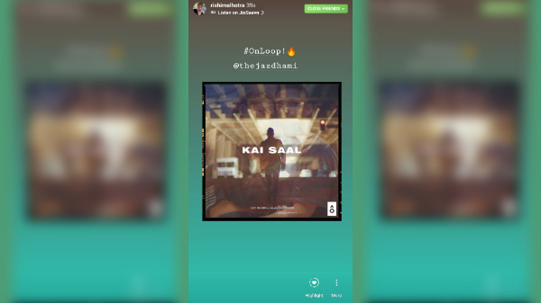 How to share music from JioSaavn to Instagram and Facebook stories