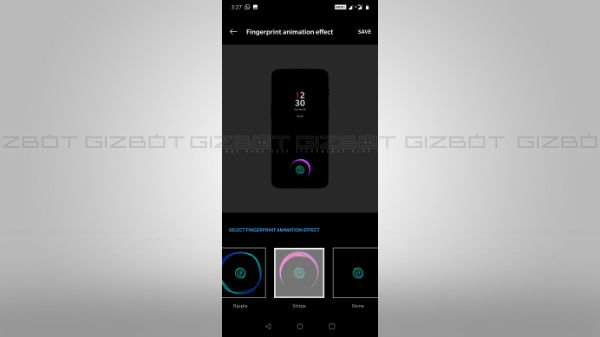 Screen unlock animations 