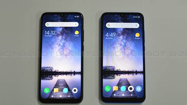 Redmi Y3's HD+ Screen Vs. Redmi Note 7/ 7 Pro's Full HD+ display