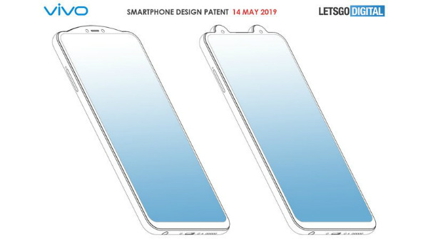 Vivo patent shows smartphones with reverse notch design