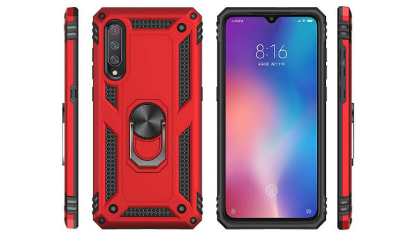 Cover case with 360 Degree Metal Rotating Ring Holder Kickstand Fit Magnetic Car Mount