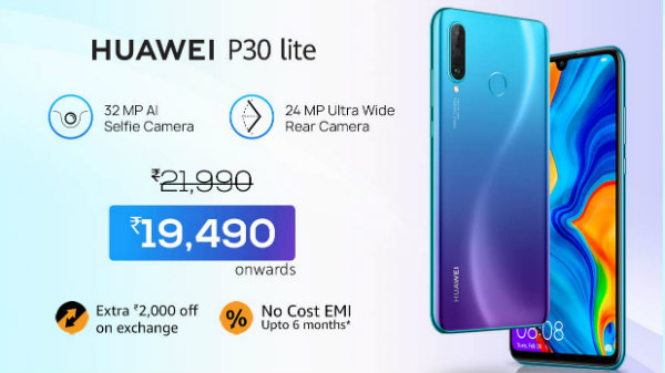 9% off on Huawei P30 Lite
