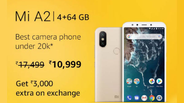 37% off on Mi A2