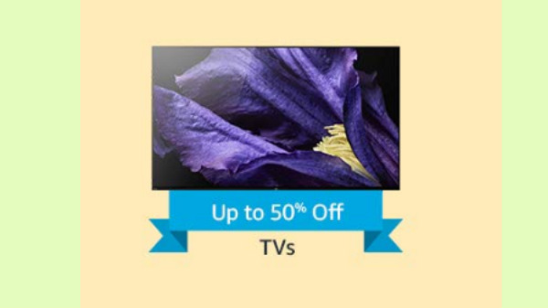 Up to 50% off on TVs