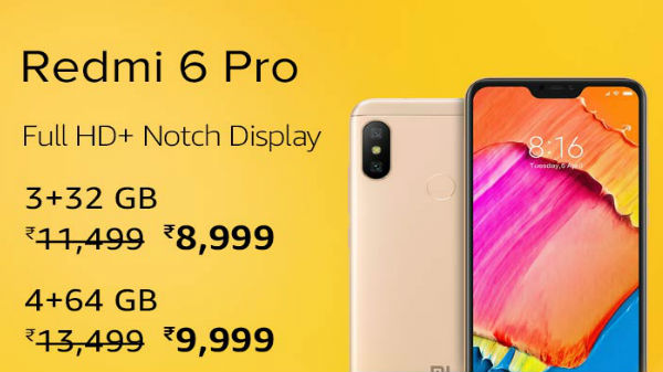 22% off on Redmi 6 PRO