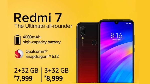 18% off on Redmi 7