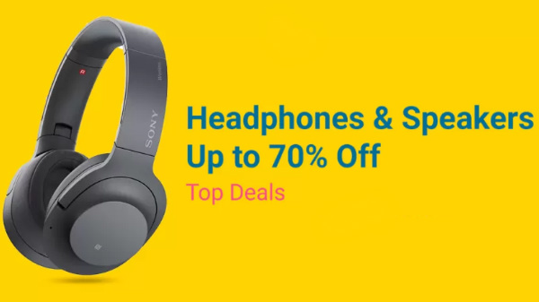 70% off on Headphones and Speakers 