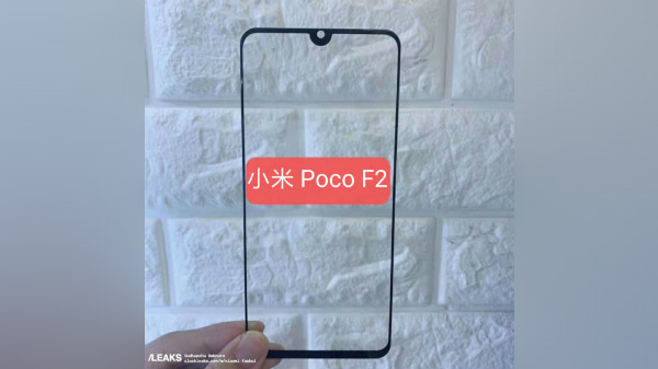 Alleged Poco F2 Design Leaks Showing Waterdrop Notch Display
