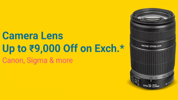 Camera Lens Upto Rs 9,000 Off