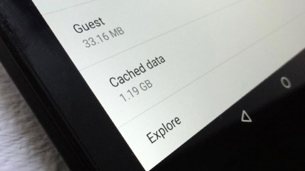 Clear cache and data